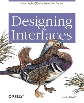 Jenifer Tidwell: Designing Interfaces [2005] paperback