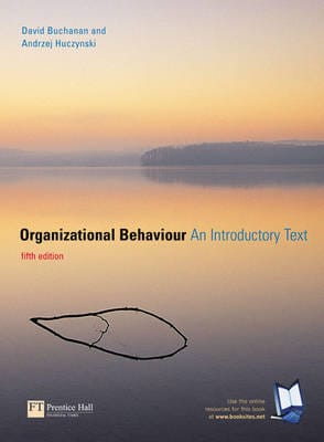 Organizational Behaviour An Introductory Text Fifth Edition